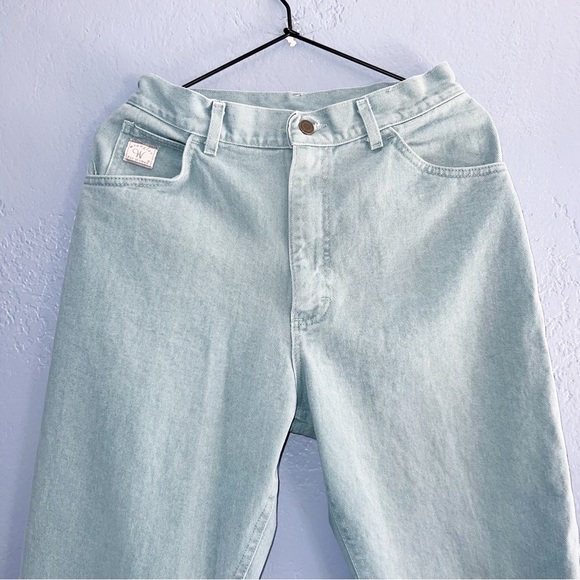Wrangler Vintage Teal Mom Jeans Size 12/26 - Picture 3 of 9